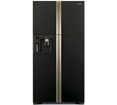 Холодильник  HITACHI r-w662 pu3 gbk черный