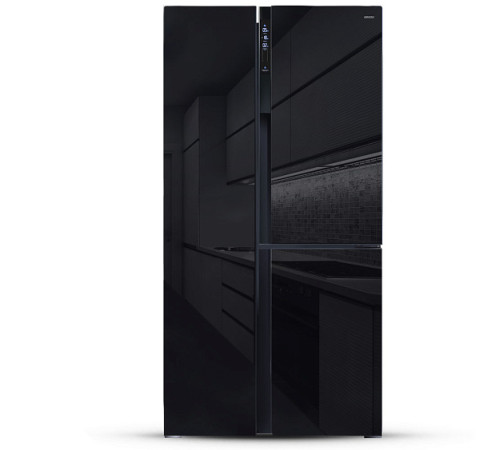 Холодильник GINZZU NFK-475 черный