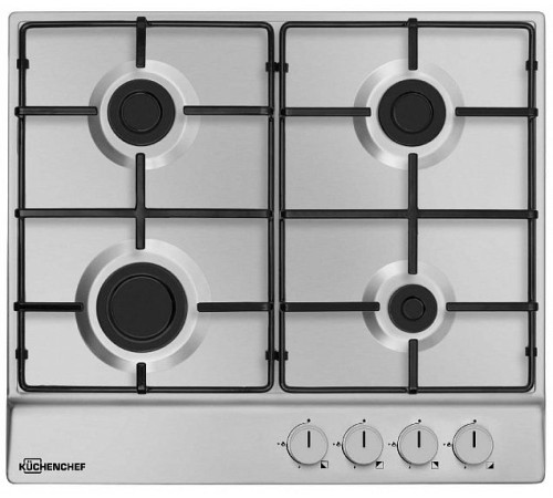 Встраиваемая газовая варочная панель Kuchenchef KHG611AiX