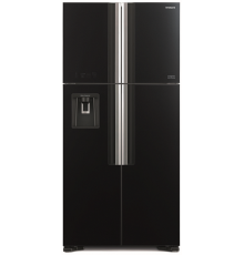 Холодильник HITACHI R-W 662 PU7 GBK черное стекло