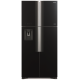 Холодильник HITACHI R-W 662 PU7 GBK черное стекло