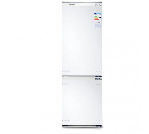 Встраиваемый холодильник Ginzzu NFK-245 белый