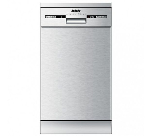 Посудомоечная машина BBK 45-DW119D серебро