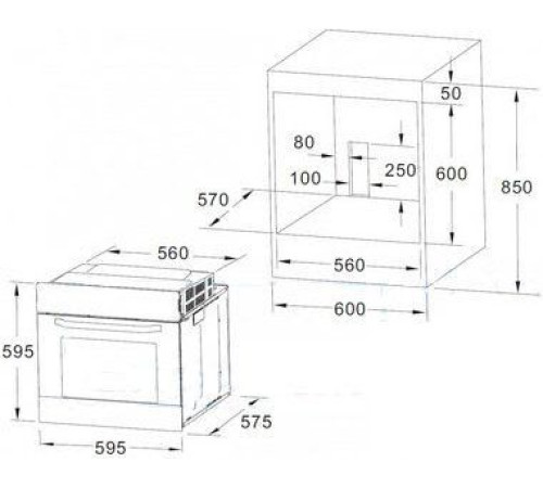 Духовой шкаф AKPO PEA 7008MED-01 BL