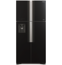 Холодильник HITACHI R-W 662 PU7X GBK черное стекло
