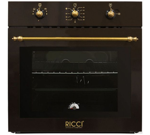 Газовый духовой шкаф Ricci RGO-620BR