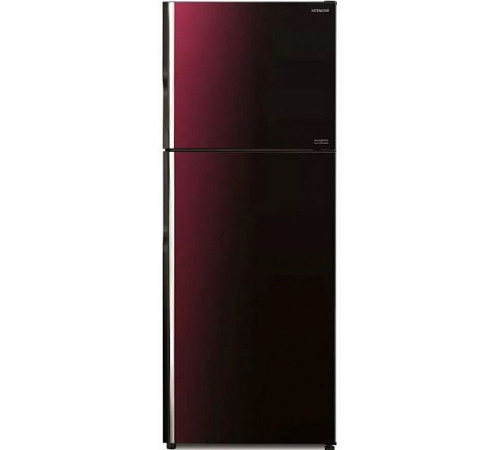 Холодильник HITACHI R-VG 472 PU8 XRZ красное стекло