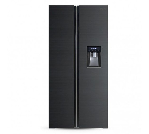 Холодильник Ginzzu NFK-467SBS темно серый