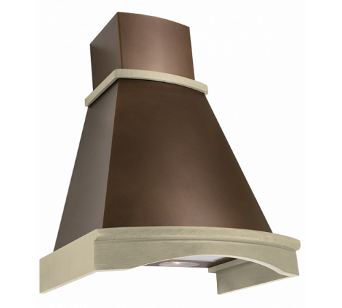 Вытяжка ELIKOR ротонда 60 медь/дуб/неокр