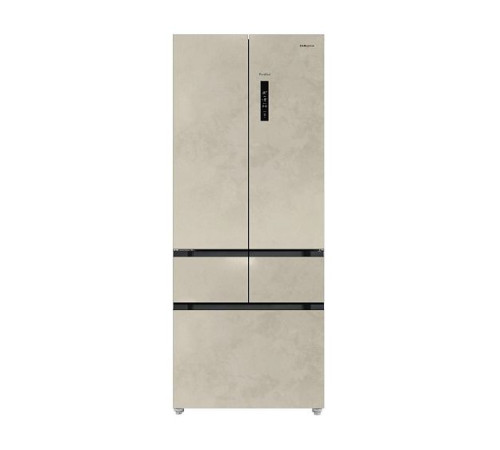 Холодильник TESLER RFD-427BI Marble Beige