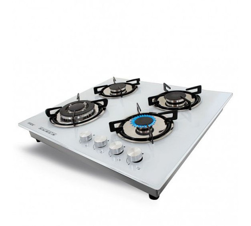 Встраиваемая газовая варочная панель Ginzzu HCG-443 белый