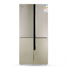 Холодильник Ginzzu NFK-500 стекло шампань