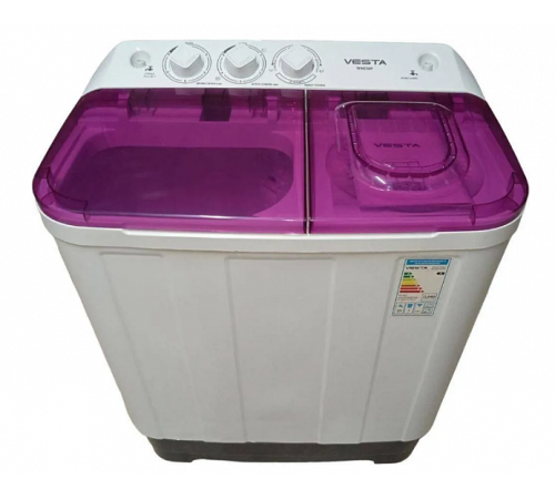 Стиральная машинка VESTA WME50P белый/фиолетовый