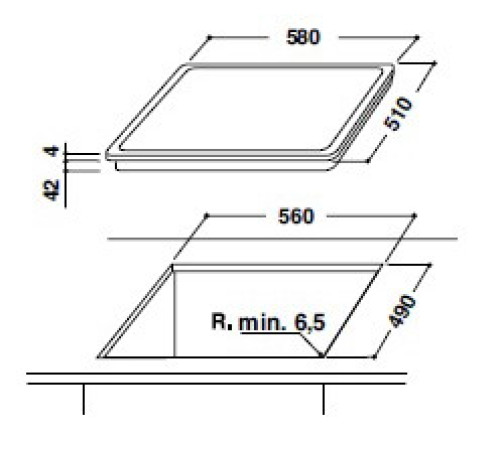 Cтеклокерамическая панель INDESIT RI 260 C