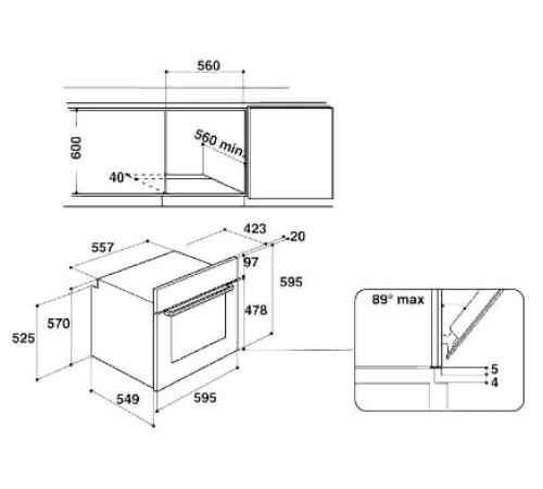 Духовой шкаф HOTPOINT-ARISTON GA2 124 BL HA