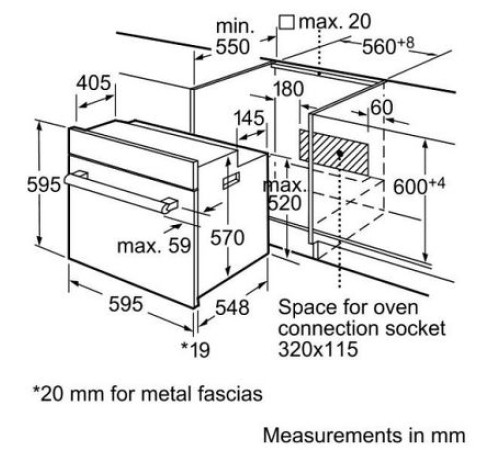 Духовой шкаф BOSCH HBN211B6R