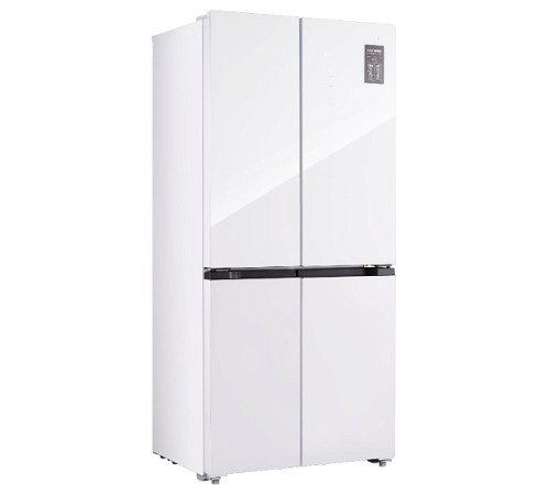 Холодильник TESLER RCD-482I WHITE GLASS