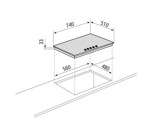 Варочная поверхность GLEM gtpr855hpn