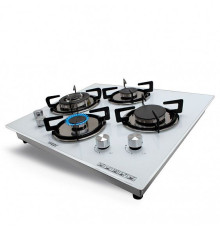 Встраиваемая газовая варочная панель Ginzzu HCG-441 белый