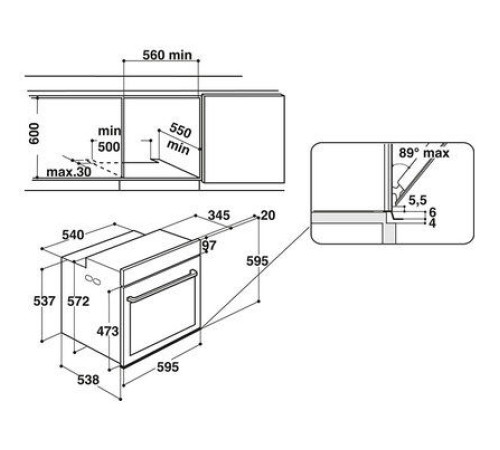 Духовой шкаф Whirlpool AKZ 9 6220 IX