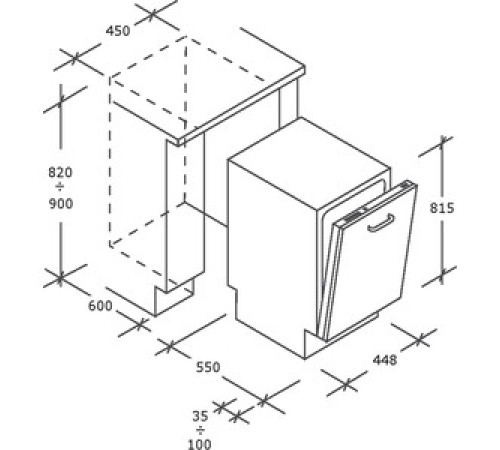 Посудомоечная машина Candy CDI 1L949-07
