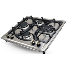 Варочная поверхность GINZZU HCG-424 нержавеющая сталь