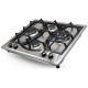 Варочная поверхность GINZZU HCG-424 нержавеющая сталь