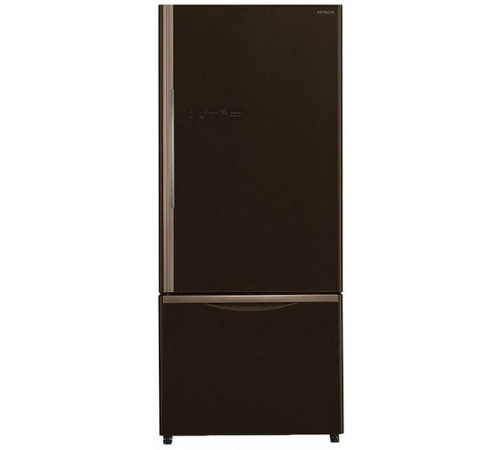 Холодильник HITACHI R-B 502 PU6 GBW коричневое стекло