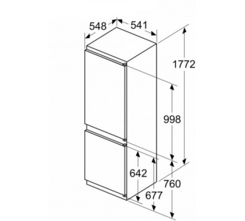 Холодильник BOSCH KIV86NSF0