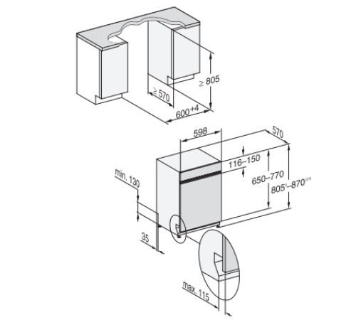 Посудомоечная машина MIELE G 7131 SCi AD
