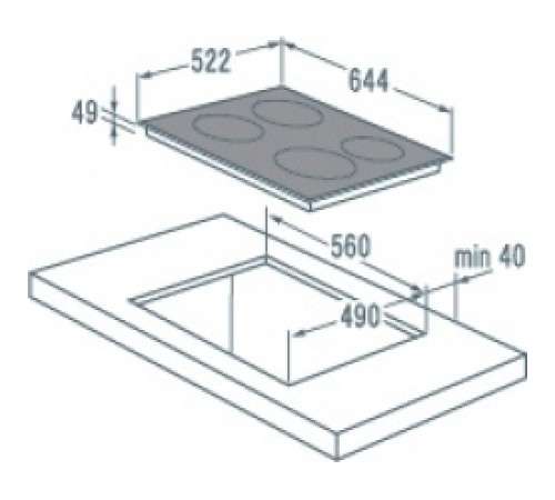 Поверхность GORENJE + GIT 63 B
