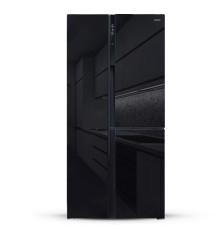 Холодильник GINZZU NFK-610 Black glass
