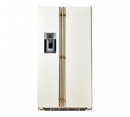Холодильник IO MABE ORE30VGHCBI бежевый, ручки золото/бронза