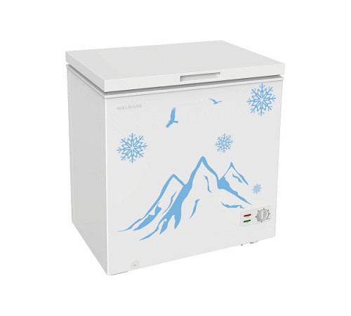 Морозильный ларь WILLMARK CF-250CS белый/снежинки