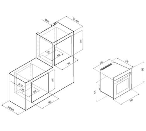 Духовой шкаф Fornelli FG 60 Fortuna IX нержавеющая сталь