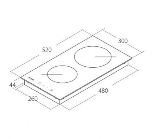 Стеклокерамическая панель AKPO PKA 30830