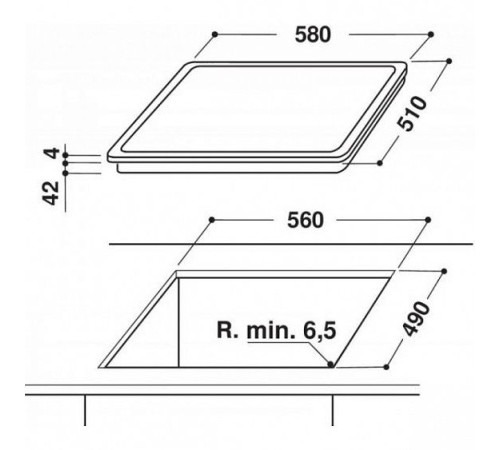 Поверхность WHIRLPOOL akt 8600 ba