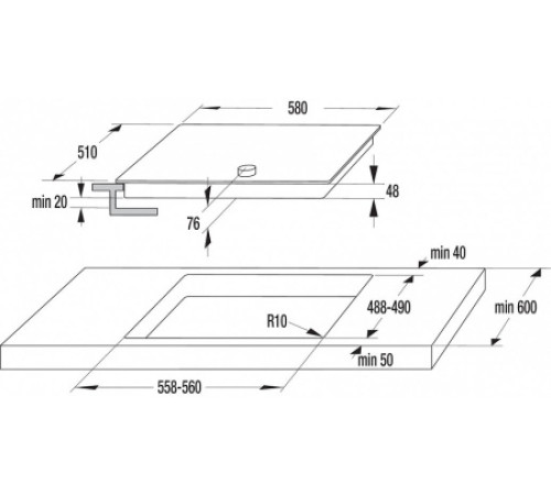 Поверхность GORENJE e6 n1bx