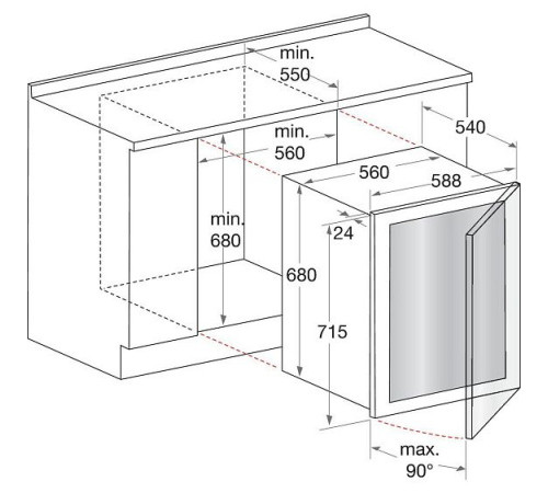 Винный холодильник HOTPOINT-ARISTON wl 36 a/ha