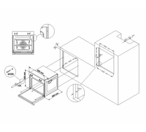 Духовой шкаф SIMFER B6ES68011