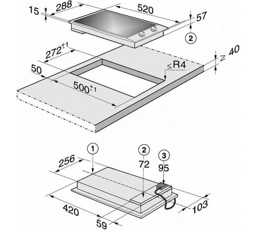 Поверхность MIELE cs 1112 e