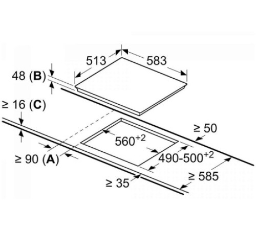 Варочная поверхность BOSCH PKE645FP2E