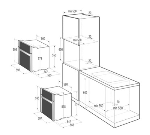 Духовой шкаф GORENJE gp 852 b