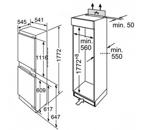 Холодильник BOSCH kiv38a51