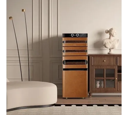 Сигарный шкаф AFIDANO L5 (Коньячная кожа)