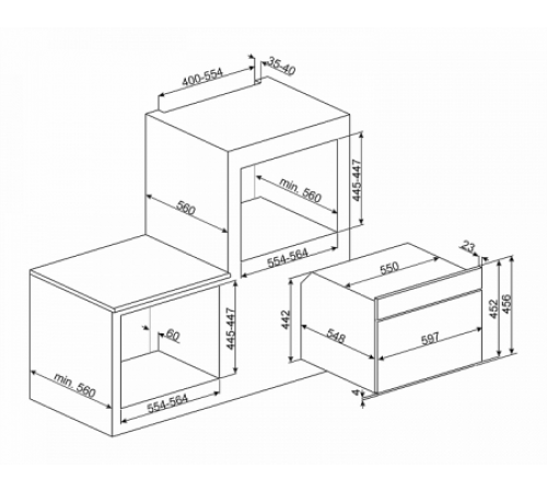 Духовой шкаф SMEG SF4603VCNX1