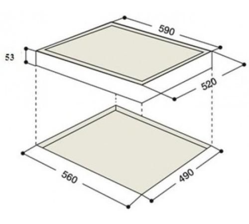 Стеклокерамическая панель H.Ariston IKID 641 BF