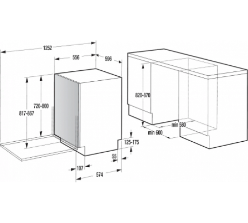 Встраиваемая посудомоечная машина Gorenje MGV 6516