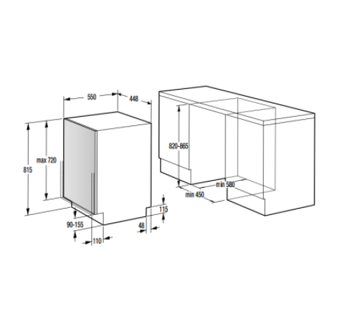Посудомоечная машина GORENJE GV51011
