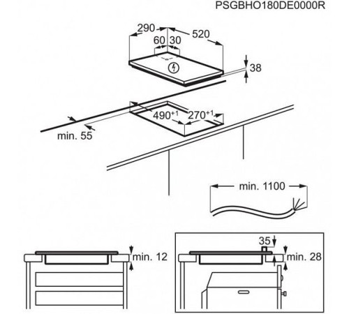 Варочная поверхность ELECTROLUX CPE3242KC
